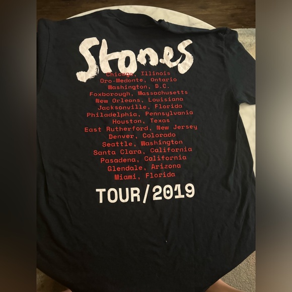 Rolling Stones 2019 Tour T-Shirt - Large - Picture 4 of 7